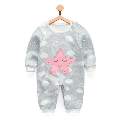 Combinaison Pyjama À Motifs en Coton - Nuit Étoilée Pyjama - Combinaison - Vêtements Enfants Nuit Étoilée / 3M - Parents Sereins
