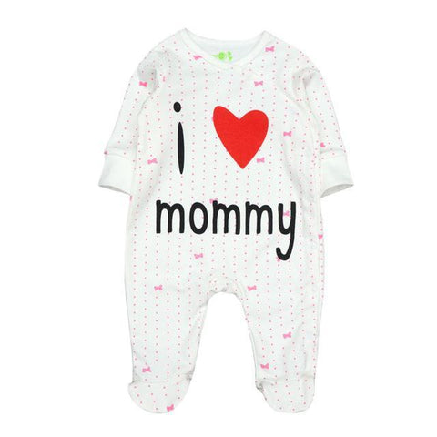 Combinaison Pyjama I Love Mommy Pyjama - Combinaison - Vêtements Enfants 12M - Parents Sereins