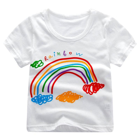T-Shirt Imprimé - Arc-En-Ciel T-Shirt - Vêtements Enfant Arc-En-Ciel / 2-3 ans - Parents Sereins