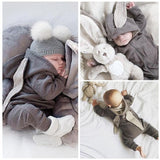Combinaison Lapin Buby Pyjama - Combinaison - Vêtements Enfants GRIS / 0 à 3 mois - Parents Sereins