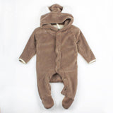 Combinaison Nounours en Peluche Pyjama - Combinaison - Vêtements Enfants Marron / 0 à 3 mois - Parents Sereins