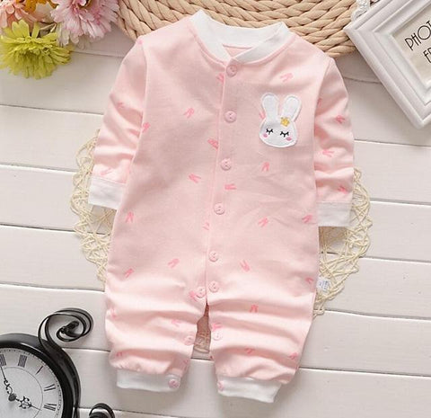 Pyjama Combinaison Lapin Rose, pour bébé