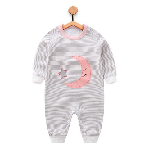 Combinaison Pyjama À Motifs en Coton - Lunaire Pyjama - Combinaison - Vêtements Enfants Lunaire / 3M - Parents Sereins