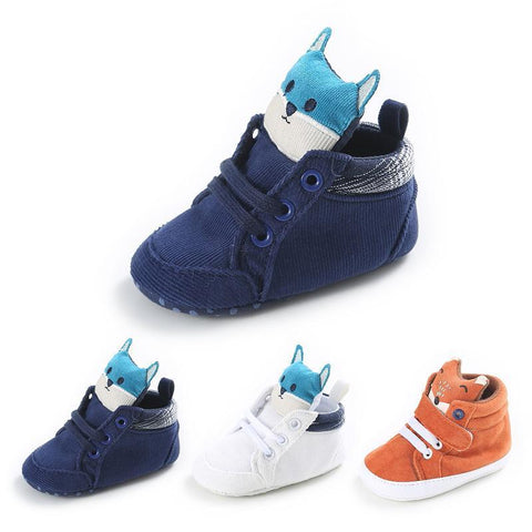 FOXY - Chaussures Renard pour Bébé Chaussures Bébé Bleu (bientôt épuisé) / L (13 cm) - Parents Sereins