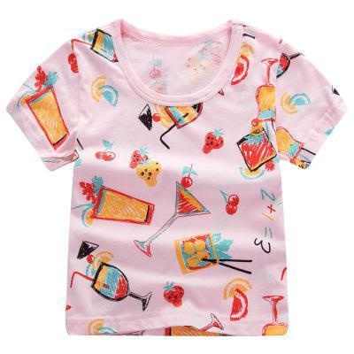T-Shirt Imprimé - Cocktail - Rose T-Shirt - Vêtements Enfant Cocktail - Rose / 2-3 ans - Parents Sereins